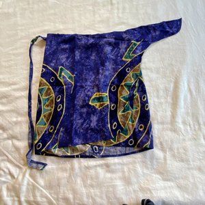 Samui Hand Women's Patterned Blue Sarong